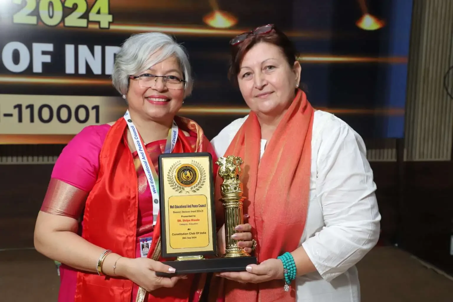 honorary doctorate award certificate recognition