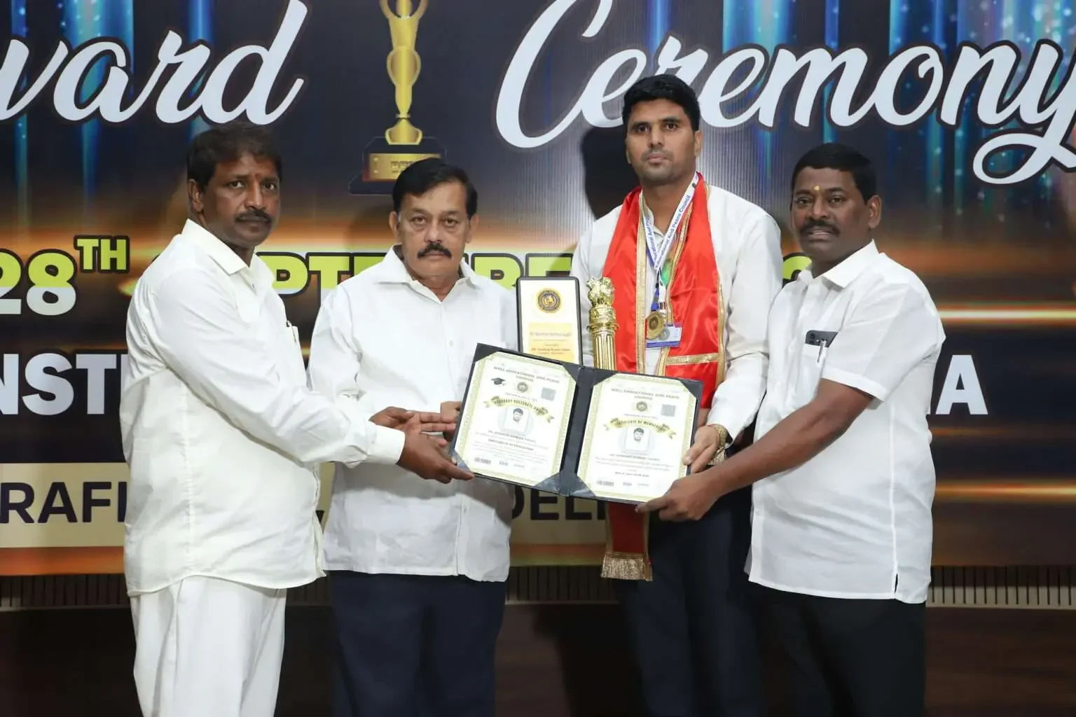 Honorary doctorate award recognising contribution and service